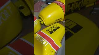 Honda 125 motorcycle fuel tank decoration. 125 motorcycle tanki new design #custompaint #honda