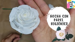 🌹🧻Cómo hacer una ROSA con PAPEL HIGIÉNICO