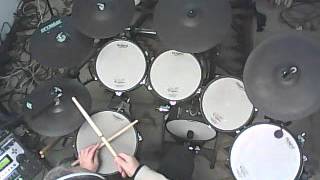 roland td12  cover drum coldplay  in my place