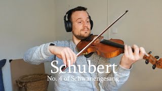 Schubert Ständchen No. 4 of Schwanengesang - Violin