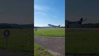 Saudi Arabian Airbus A321 takeoff at Zurich Airport