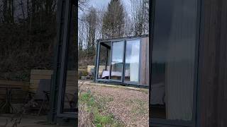 Remote container home in the mountains ⛰️  #containerhome #nature #mountains