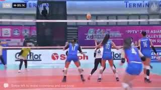 2021AVC Majoy Baron shutting down Mahsa Kadkhoda of Iran