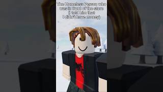 Zoolander Meme • The Homeless Person • #shorts #roblox #funny