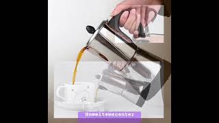 electric espresso latte percolator stove top coffee #smartgadget #gadget #versatileutensil