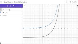 04 - Exponenciální funkce - grafy v závislosti na koeficientech
