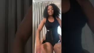 African BBW Shows Off Giant Natural Butt!