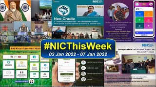 NICThisWeek ( 03 January 2022 - 07 January 2022)