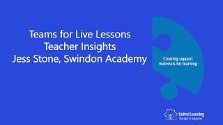 Teams for Live Lessons - Teacher Insights