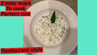 Perfect rice every time