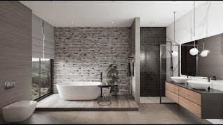 How to make a realistic Bathroom render in Enscape | enscape interior render | enscape tutorial |