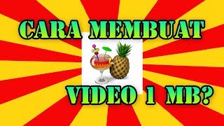 Cara mengecilkan ukuran file video menjadi 1 mb