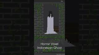 Indonesian Ghost (Kuntilanak)with Magica Voxel