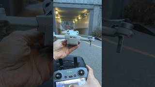 🔥DJI Mini 4 Pro: How to fly in Tunnel (almost hit ceiling)!🚀#drone