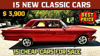 These 15 classic cars are making it difficult for me to choose! #classiccarsforsale