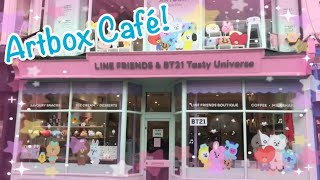 Tasty Universe! 🪐🐰✨ BT21 Artbox Café Vlog