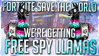 FORTNITE STW: EPIC GIVING FREE SPY LLAMAS AT THE END OF THE SEASON!