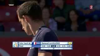 Renaud Lavillenie gagne en 5m90 le saut à la perche des championnats Europe d'athlétisme 2014 ZÜRICH