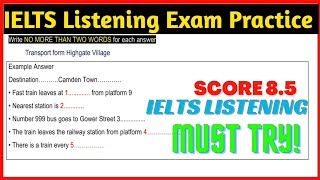 Transport from Highgate Village  Listening  | IELTS Listening Practice Test 2024 With Answers