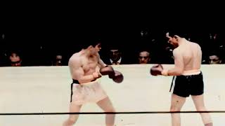 DIVE? Willie Pep vs Lulu Perez (26.2.1954) - Highlights Best Quality - Colorized