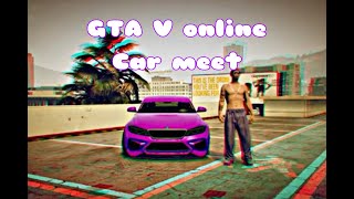 GTA V Online PS4 car meet live |Cruises|Car Ratings|Drag Races| #GTA5Online #stance #jdm #muscle