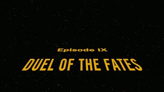 Star Wars: Duel Of The Fates | Colin Trevorrow Crawl Recreation | ItzJonnyFX