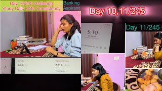 Day 10,11/245 Study Daily With Consistency ||Target Bank Exams 2024||