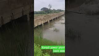 Koradi power plant back side dam