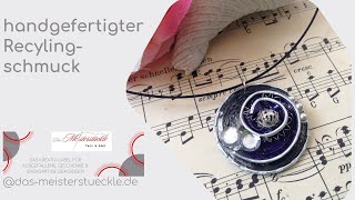 Halsreif aus recycelten Kaffeekapseln handgefertigter Modeschmuck