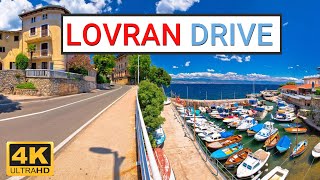 Lovran, Ičići Drive Tour Croatia, Kroatien - 4K50fps