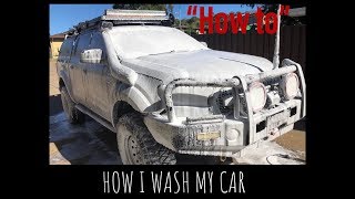 How I wash my car