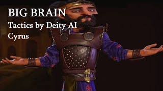 Civ 6: Heroes & Legends - Keep Big Brain Deity AI occupied for 200 turns with only 3 to 5 units