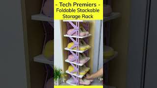 Foldable Stackable Storage Rack | Shoe Rack | Shoe Storage | Shoe Organizer |  #shorts