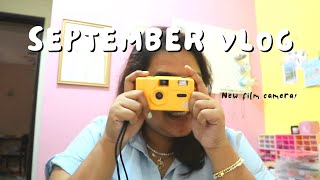 September Vlog ✨ catching up and bought another film camera 😊