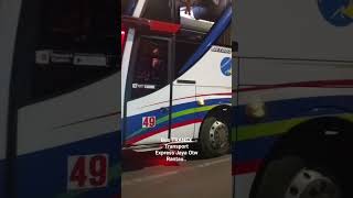 Keberangkatan Bus Transport Express Jaya Tujuan Rantau#videoshort #bussumbar #lintastengah