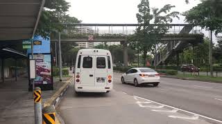 Mitsubishi Fuso Rosa BE641JRMDEE (PC7686U) on Premium 591 Departing Blk 117C (B67501)