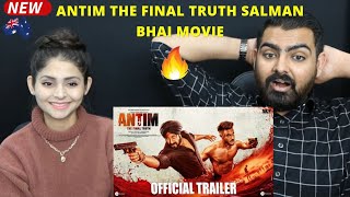 ANTIM The Final Truth Trailer Reaction | Salman Khan | Aayush Sharma | BHAI IS BACK!