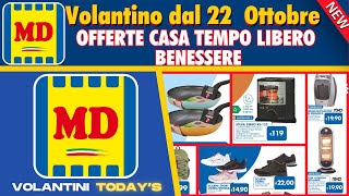 Volantino MD dal 22 ottobre 2024 🟩⬜️🟥 Offerte Elettrodomestici sport e comfort casa e tempo libero!