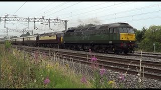 Train Variety at Acton Bridge 28th July 2022