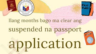 Ilang months bago ma clear ang suspended na passport application #vlog #2024 #new #shortvideo