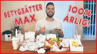 Testar MAX meny - 100% ÄRLIG MUKBANG