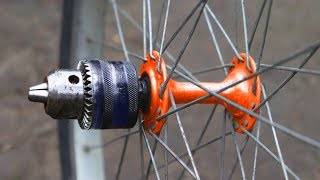 AMAZING! Top 3 Bright Ideas with Bicycle Hub and Drill !