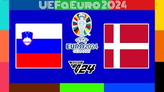 FC24 | Slovenia vs Denmark | Group stage | UEFA Euro 2024