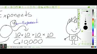 Exponents 3a X by Powers of 10