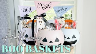 WHATS IN MY KIDS BOO BASKETS | Halloween gift baskets!