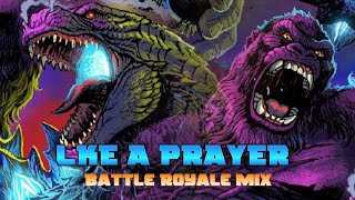 Godzilla vs Kong -Round 2 Final Battle [But with Like A Prayer Battle Royale Mix] [Short Edit]