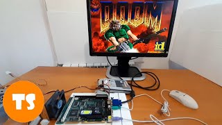 ⭐WOW! 386SX40 Single Board Computer Start Games DOOM2 / DOOM. (Episode 2) #retrocomputing #retropc