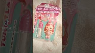 UNBOX THE VIRAL LIPGLOSS DOLL!! #lipgloss #dill #viralshort #cute #lipstick #pink #hellokitty