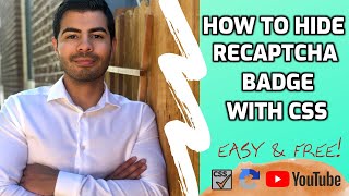How To Hide Recaptcha Badge With CSS | Tutorial