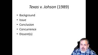 POLS 3321: Texas v. Johnson (1989)